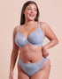 Curvy Kate Flare Full Plunge Side Support Multiway Bra Powder Blue