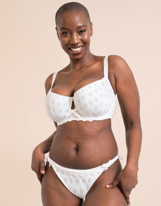 Curvy Kate Flora Balcony Bra White