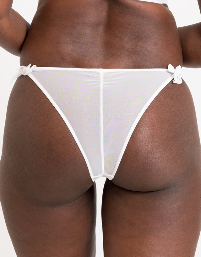 Curvy Kate Flora Tanga White