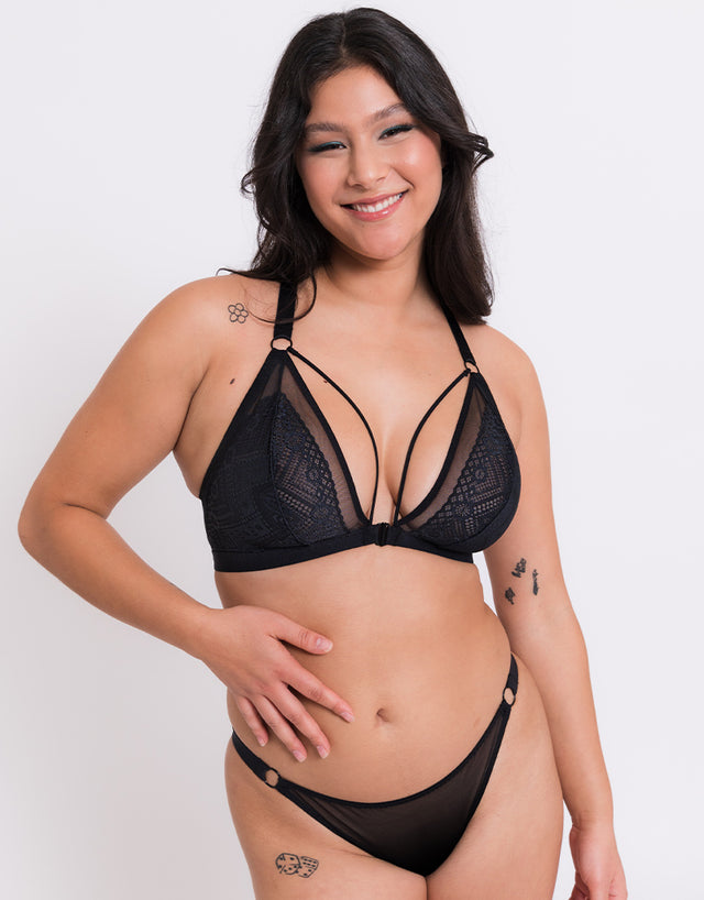 Curvy Kate Front and Centre Brazilian Black