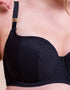 Curvy Kate Jet Set Padded Balcony Bikini Top Black
