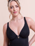 Curvy Kate Jet Set Multiway Plunge Swimsuit Black