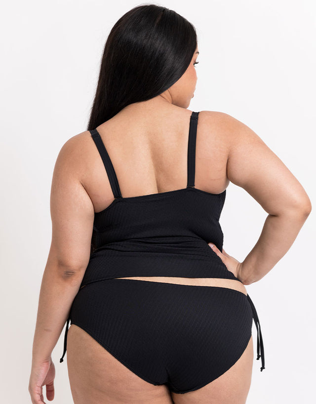 Curvy Kate Jet Set Non-Wired Multiway Tankini Top Black
