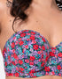 Curvy Kate Kitsch Kate Bandeau Bikini Top Floral Print
