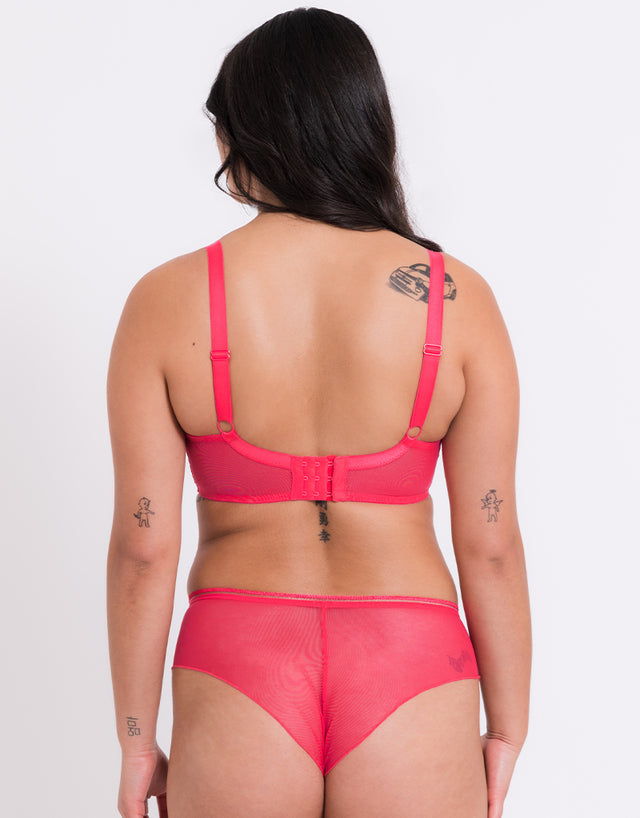 Curvy Kate Lifestyle Plunge Bra Bright Pink