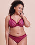 Curvy Kate Lightstyle Plunge Bra Berry Purple