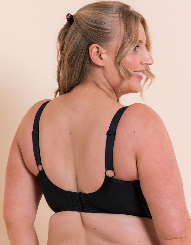 Curvy Kate Lovelace Full Cup Side Support Bra Black/ Taupe