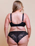 Curvy Kate Lovelace Brazilian Brief Black/ Taupe