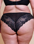 Curvy Kate Lovelace Brazilian Brief Black/ Taupe