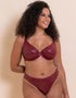 Curvy Kate Lush Full Plunge Bra Oxblood