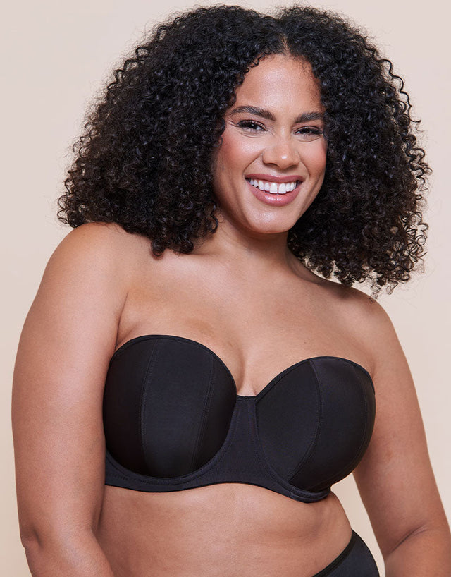 Curvy Kate Luxe Strapless Multiway Bra Jet Black