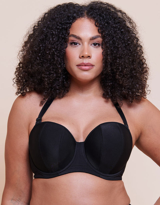 Curvy Kate Luxe Strapless Multiway Bra Jet Black
