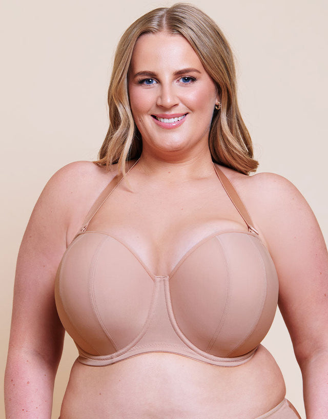 Curvy Kate Luxe Strapless Multiway Bra Latte