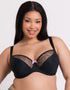 Curvy Kate Moody Bloom Balcony Bra Black