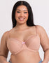 Curvy Kate Moody Bloom Balcony Bra Latte