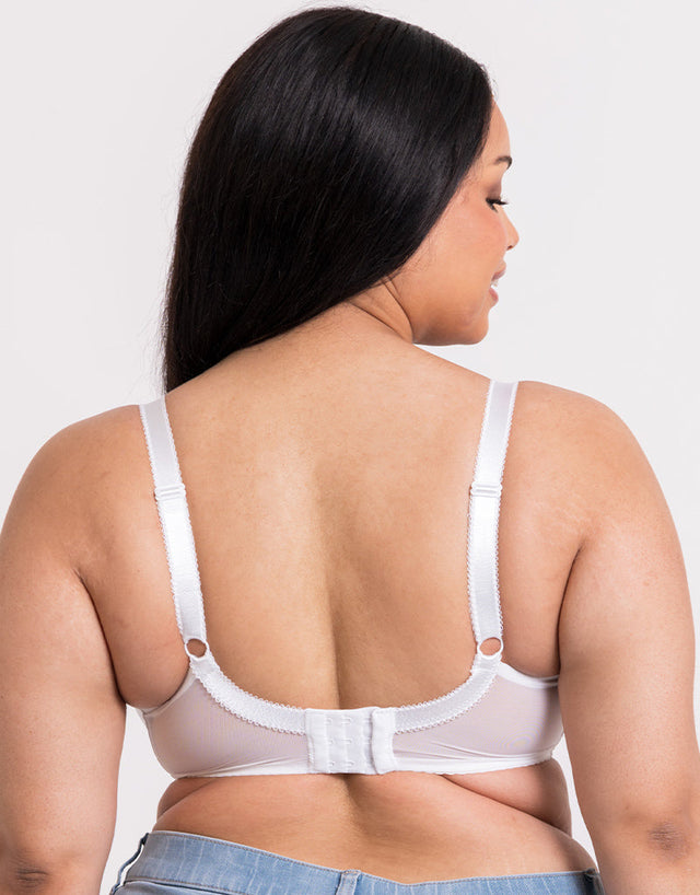 Curvy Kate Moody Bloom Balcony Bra White