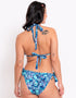 Curvy Kate Mykonos String Bikini Brief Blue Print