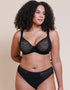 Curvy Kate Smoothie Lace Moulded Balcony Bra Black