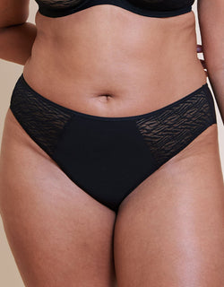 Curvy Kate Smoothie Lace Brazilian Brief Black