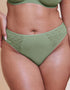 Curvy Kate Smoothie Lace Brazilian Brief Sage Green
