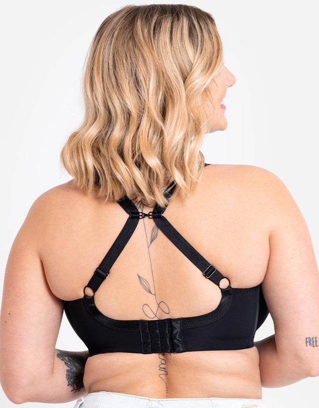 Curvy Kate Smoothie T-Shirt Plunge Black