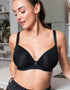 Curvy Kate Smoothie Spacer Moulded T-Shirt Plunge Bra Black
