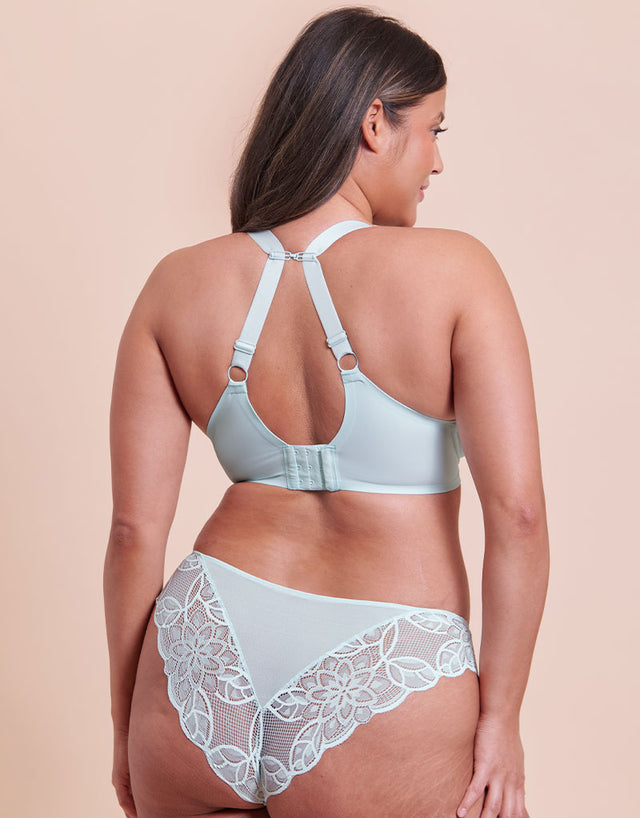 Curvy Kate Smoothie Spacer Moulded T-Shirt Plunge Bra Pale Mint