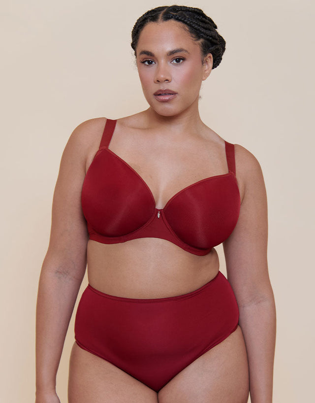 Curvy Kate Everyday Full Brief Deep Red