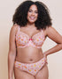 Curvy Kate Spellbound Printed Balcony Bra Blush Floral Print