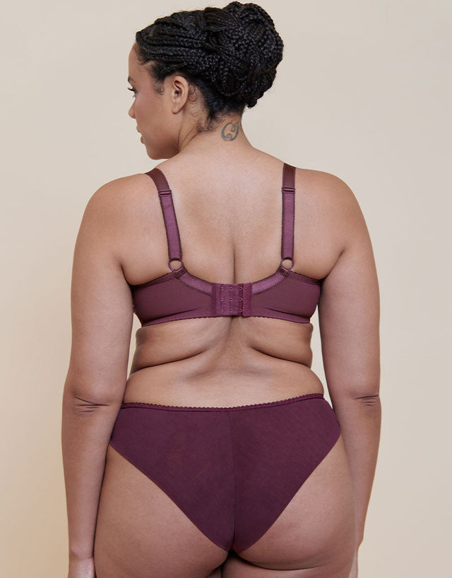 Curvy Kate Spellbound Brazilian Brief Cherry Print