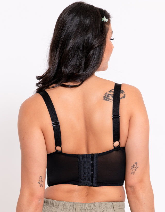 Curvy Kate Storm Scooped Longline Balcony Bra Black