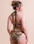 Curvy Kate Sunset Palm String Bikini Top Palm Print