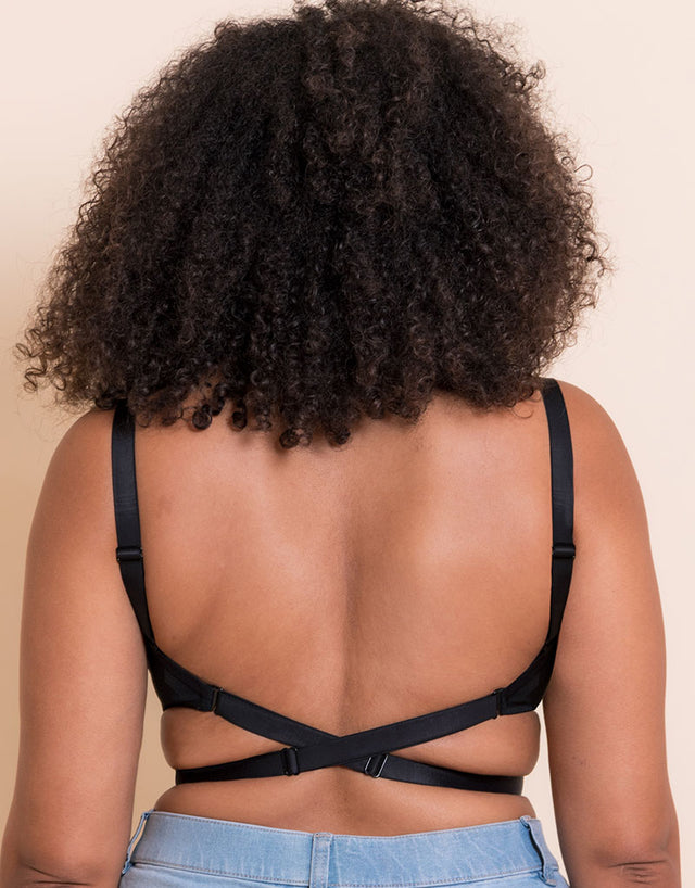 Curvy Kate Superhero Multiway Padded Plunge Bra Black