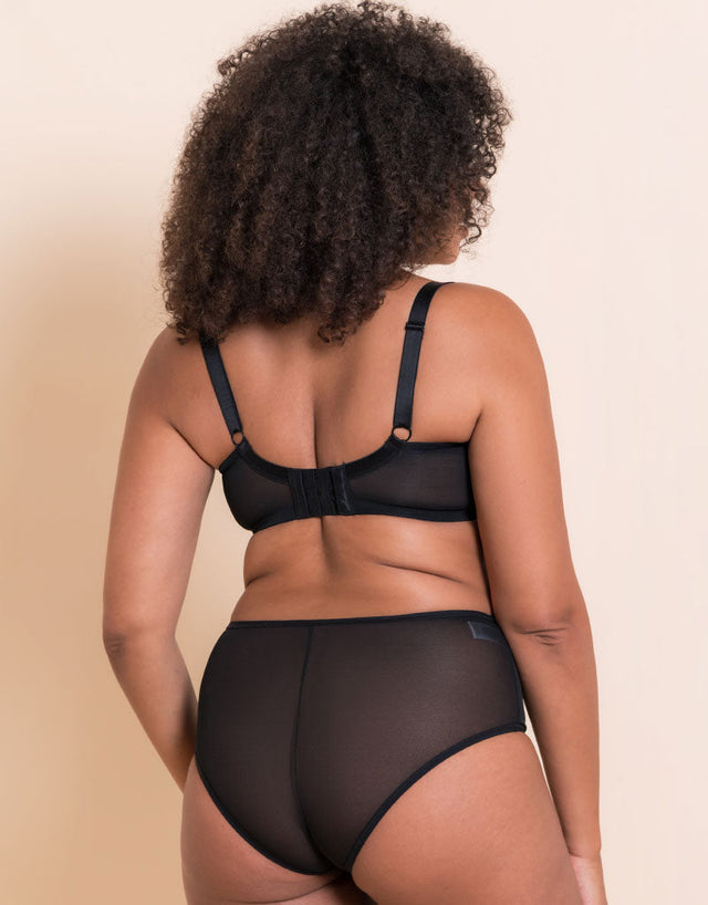 Curvy Kate Victory Side Support Balcony Bra Black