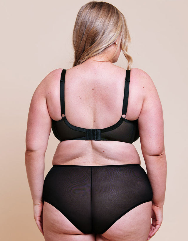 Curvy Kate Victory Side Support Balcony Bra Black