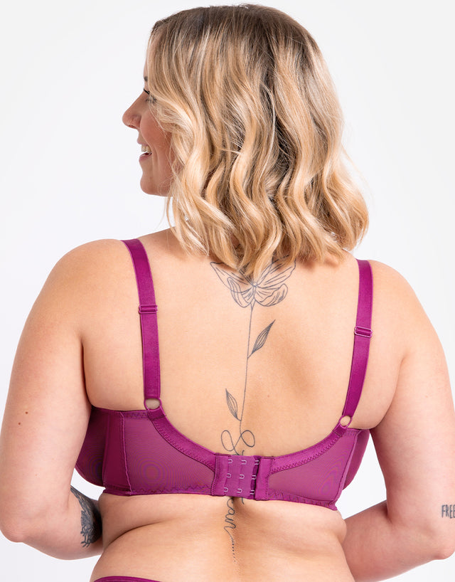 Curvy Kate Victory Side Support Balcony Bra Orchid