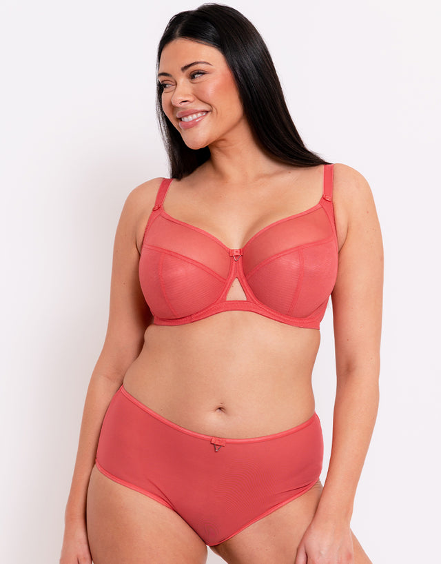 Curvy Kate Victory Side Support Balcony Bra Papaya