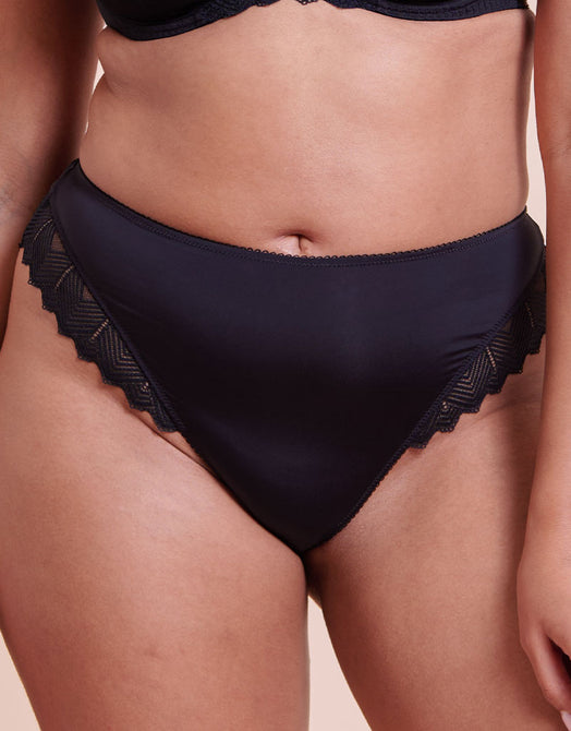 Curvy Kate Wild One Brazilian Brief Black