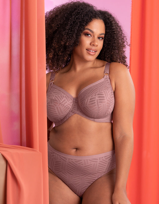 Curvy Kate WonderFull Vibe Full Cup Side Support Bra Dusty Rose