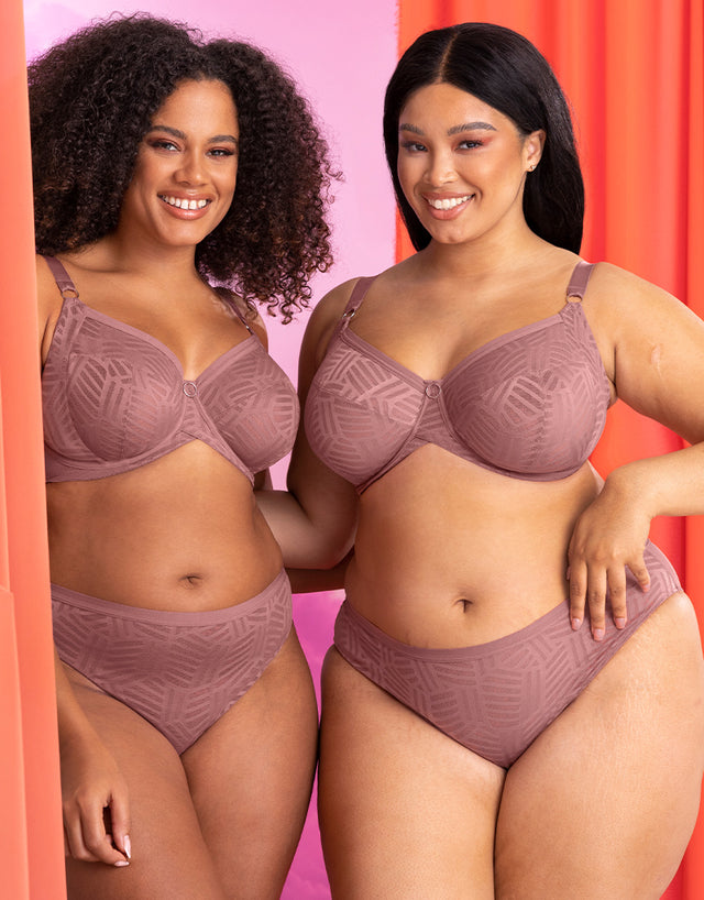 Curvy Kate WonderFull Vibe Full Cup Side Support Bra Dusty Rose