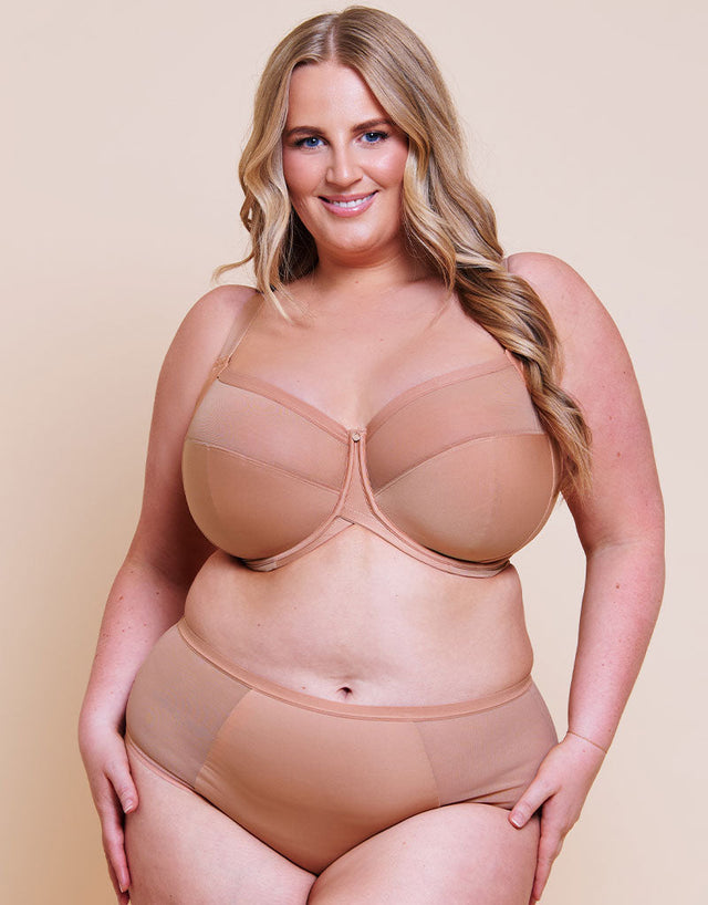 Curvy Kate WonderFully Full Cup Side Support Bra Latte