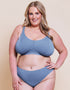 Curvy Kate Zen Non-Wired Bralette Blue