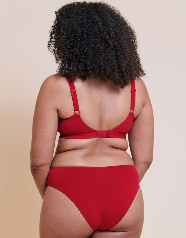 Curvy Kate Zen Non-Wired Bralette Red