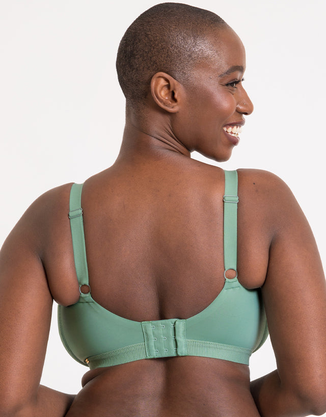 Curvy Kate Zen Non-Wired Bralette Sage Green
