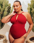 Curvy Kate Zip Tide Non-Wired Multiway Swimsuit Red