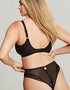 Cleo By Panache Alexis Low Front Balconette Bra Black