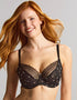 Cleo By Panache Blossom Balconette Bra Black