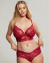 Cleo By Panache Selena Hipster Brief Ruby Red