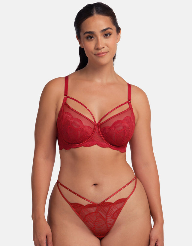 Dorina Adelina Full Cup Bra Red