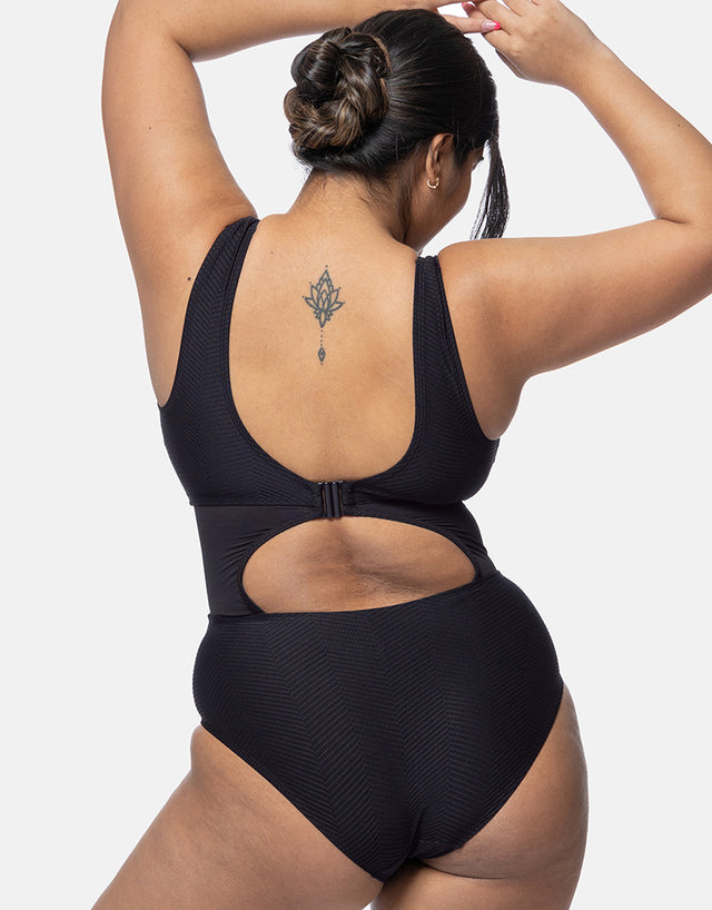 Dorina Saint Tropez Padded Control Swimsuit Black